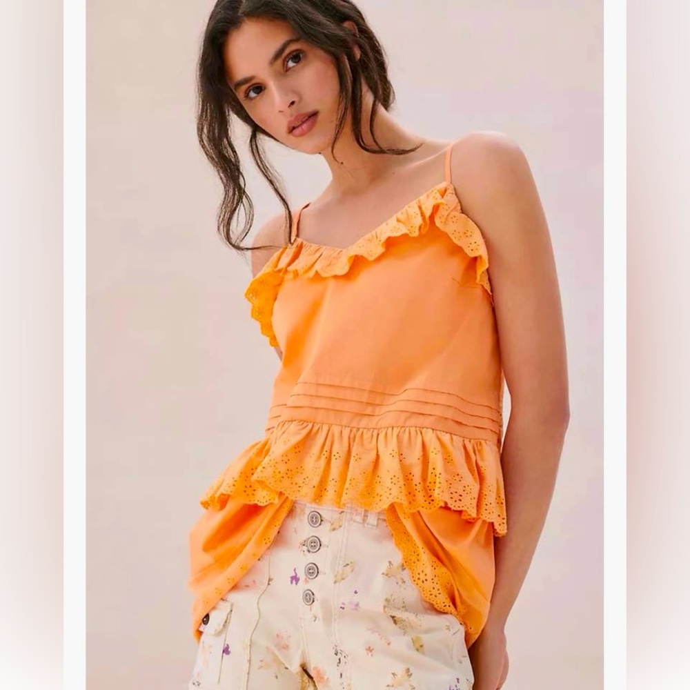 ANTROPOLOGIE Mare Mare Eyelet Top